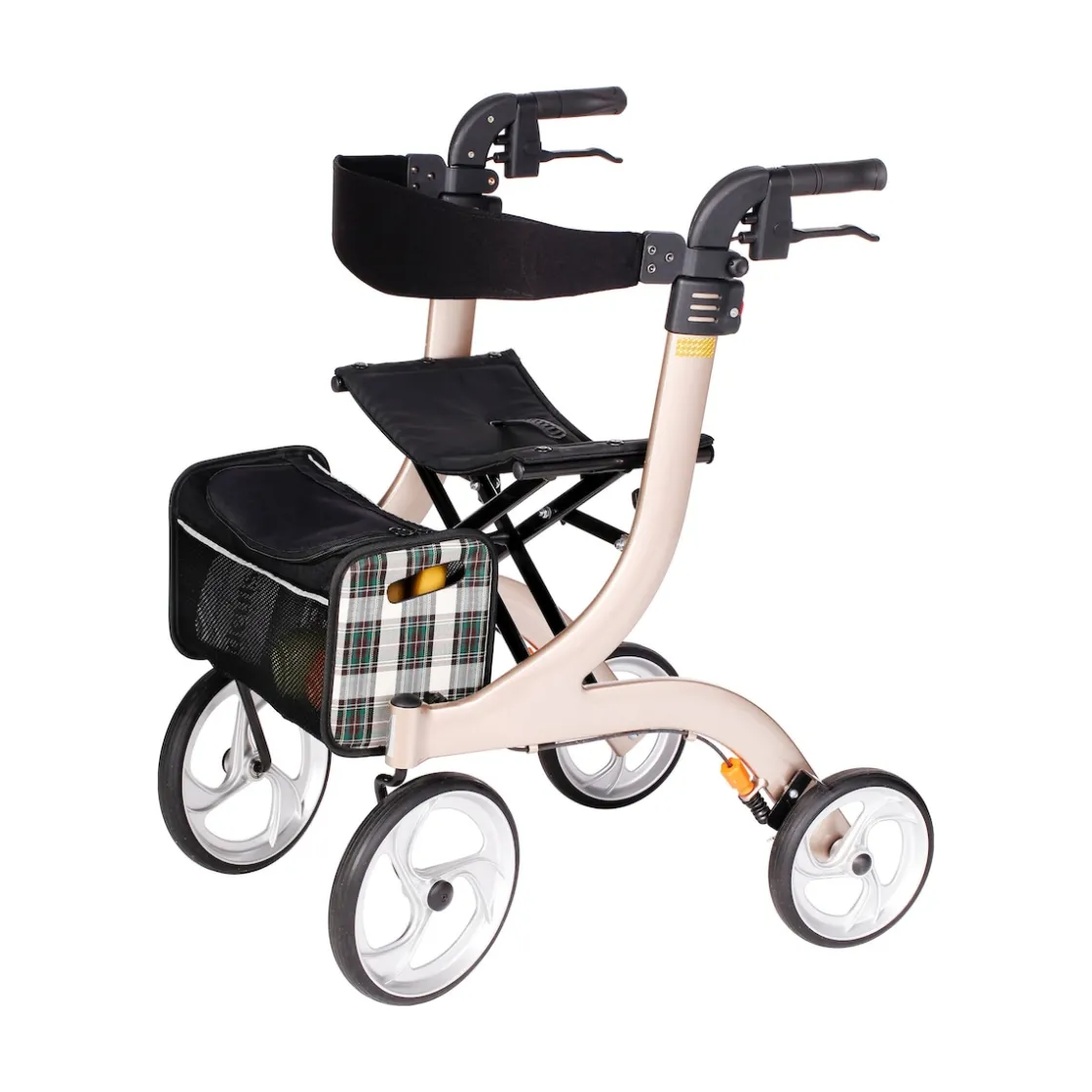 Rollatoren|Die moderne Hausfrau Rollator Nitro für innen & außen, klappbar, zum Sitzen & Fahren
