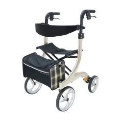 Rollatoren|Die moderne Hausfrau Rollator Nitro für innen & außen, klappbar, zum Sitzen & Fahren