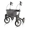 Die moderne Hausfrau Rollator Olympos ATR M, faltbar, mit Tasche schwarz
