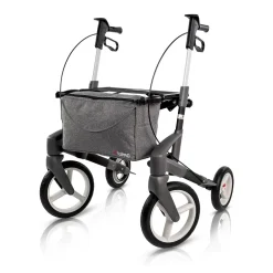 Rollatoren|Die moderne Hausfrau Rollator Olympos ATR M, faltbar, mit Tasche schwarz