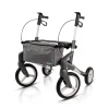 Rollatoren|Die moderne Hausfrau Rollator Olympos ATR S, faltbar, mit Tasche silber