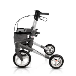 Rollatoren|Die moderne Hausfrau Rollator Olympos ATR S, faltbar, mit Tasche silber