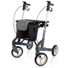 Rollatoren|Die moderne Hausfrau Rollator Troja 5G M, faltbar, höhenverstellbar blau