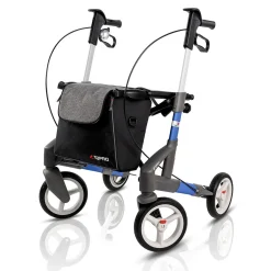 Rollatoren|Die moderne Hausfrau Rollator Troja 5G S, faltbar, höhenverstellbar blau