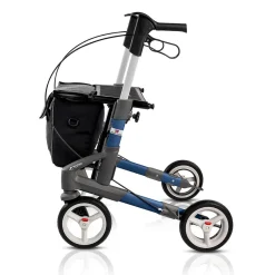 Rollatoren|Die moderne Hausfrau Rollator Troja 5G S, faltbar, höhenverstellbar blau