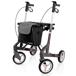 Rollatoren|Die moderne Hausfrau Rollator Troja 5G S, faltbar, höhenverstellbar lila