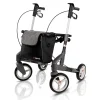 Rollatoren|Die moderne Hausfrau Rollator Troja 5G S, faltbar, höhenverstellbar schwarz