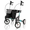 Rollatoren|Die moderne Hausfrau Rollator Troja 5G S, faltbar, höhenverstellbar türkis