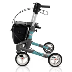 Rollatoren|Die moderne Hausfrau Rollator Troja 5G S, faltbar, höhenverstellbar türkis