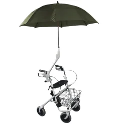 Rollatoren|Die moderne Hausfrau Rollatorschirm khaki
