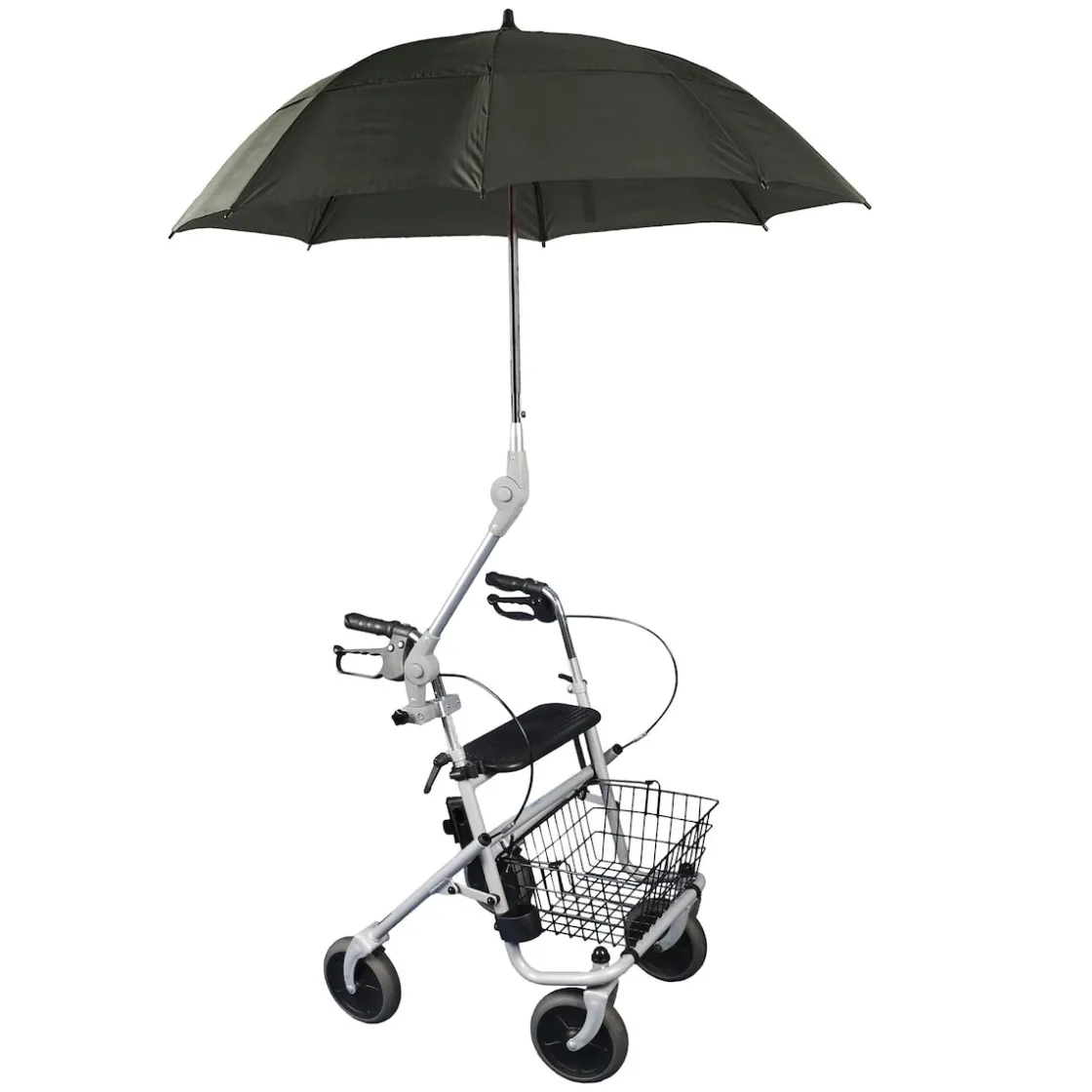 Rollatoren|Die moderne Hausfrau Rollatorschirm khaki