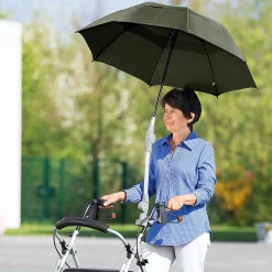 Rollatoren|Die moderne Hausfrau Rollatorschirm khaki