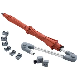 Rollatoren|Die moderne Hausfrau Rollatorschirm rot