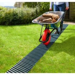 Geniale Gartenhelfer|Die moderne Hausfrau Rollbarer Gartenweg, 25-teilig