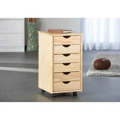 Schränke & Regale·Rollcontainer|Die moderne Hausfrau Rollcontainer holzfarben