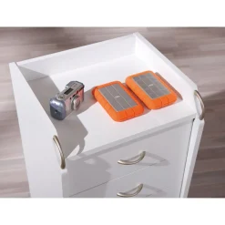 Die moderne Hausfrau Rollcontainer weiß