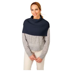 Shirts|Die moderne Hausfrau Rollkragen-Einsatz marine