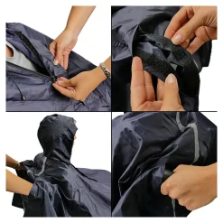 Regenbekleidung|Rollstühle|Die moderne Hausfrau Rollstuhl-Regencape schwarz