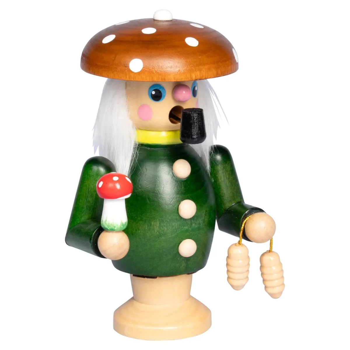 Die moderne Hausfrau Räuchermännchen grün