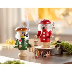 Leuchtdekoration·Kerzen & Teelichter|Raumdüfte|Die moderne Hausfrau Räuchermännchen grün