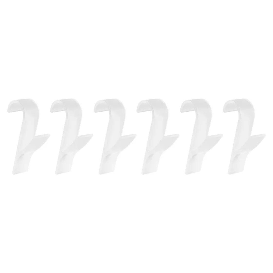 Werkzeug|Die moderne Hausfrau Rundheizkörper-Haken, 6 Stück transparent