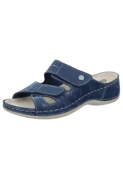 Pantoletten|Die moderne Hausfrau SAGUNT Pantoletten blau