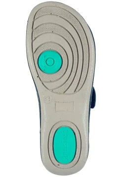 Pantoletten|Die moderne Hausfrau SAGUNT Pantoletten blau