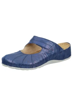 Pantoletten|Die moderne Hausfrau SAGUNT Pantoletten blau