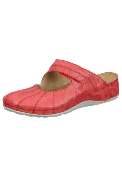 Pantoletten|Die moderne Hausfrau SAGUNT Pantoletten rot