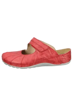 Pantoletten|Die moderne Hausfrau SAGUNT Pantoletten rot