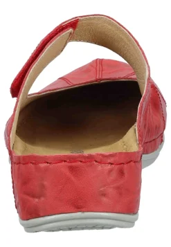 Pantoletten|Die moderne Hausfrau SAGUNT Pantoletten rot