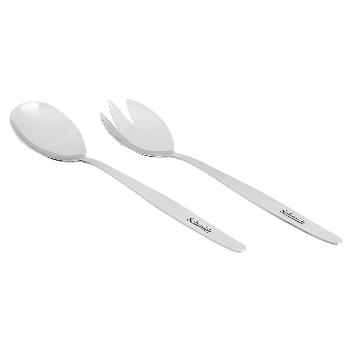 Servierbesteck|Die moderne Hausfrau Salatbesteck personalisiert mit Namen, 2-teilig