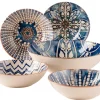 Schalen & Schüsseln|Die moderne Hausfrau Salatschüssel-Set, Iberico Blue 5 x Schüssel