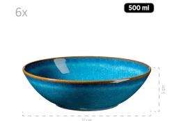 Schalen & Schüsseln|Die moderne Hausfrau Salatschüssel-Set, Keramik OSSIA