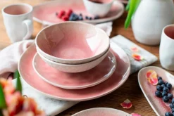 Schalen & Schüsseln|Die moderne Hausfrau Salatschüssel-Set, Steinzeug Frozen Berry