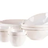 Schalen & Schüsseln|Die moderne Hausfrau Salatschüssel-Set, Steinzeug Frozen Weiß