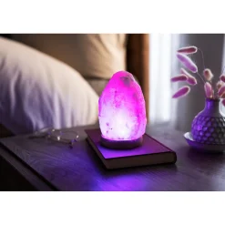 Tischlampen|Die moderne Hausfrau Salzkristall-Lampe „Himalaya“