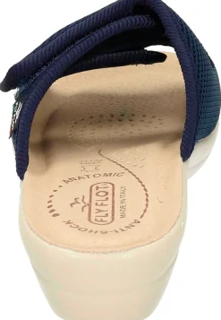 Pantoletten|Die moderne Hausfrau Sandalen blau