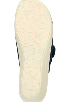 Pantoletten|Die moderne Hausfrau Sandalen blau