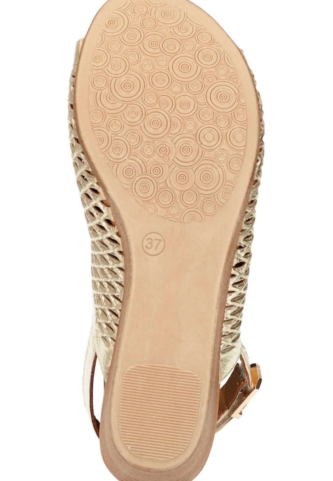 Sandalen|Die moderne Hausfrau Sandalen gold