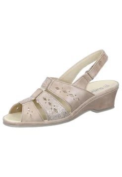Sandalen|Die moderne Hausfrau Sandaletten beige