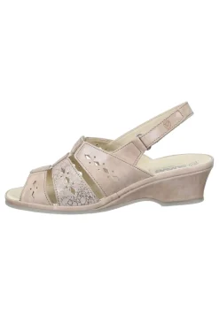 Sandalen|Die moderne Hausfrau Sandaletten beige
