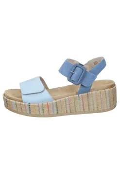 Sandalen|Die moderne Hausfrau Sandaletten blau