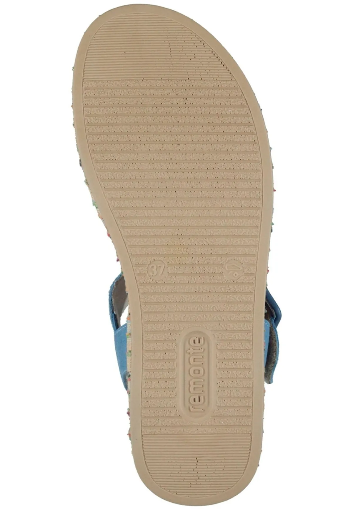 Damen Die moderne Hausfrau Sandaletten blau