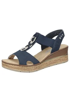 Sandalen|Die moderne Hausfrau Sandaletten blau