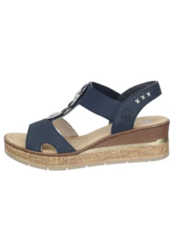 Sandalen|Die moderne Hausfrau Sandaletten blau