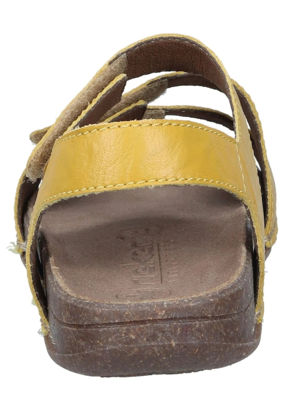 Damen Die moderne Hausfrau Sandaletten gelb
