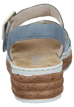 Sandalen|Die moderne Hausfrau Sandaletten hellblau