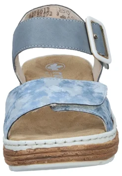 Sandalen|Die moderne Hausfrau Sandaletten hellblau