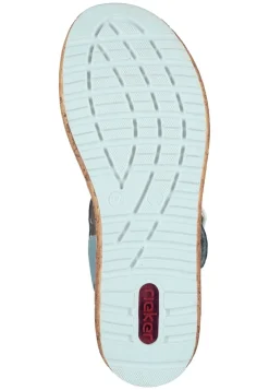 Sandalen|Die moderne Hausfrau Sandaletten hellblau